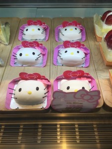 Hello Kitty at Bread Talk in Shanghai Airport