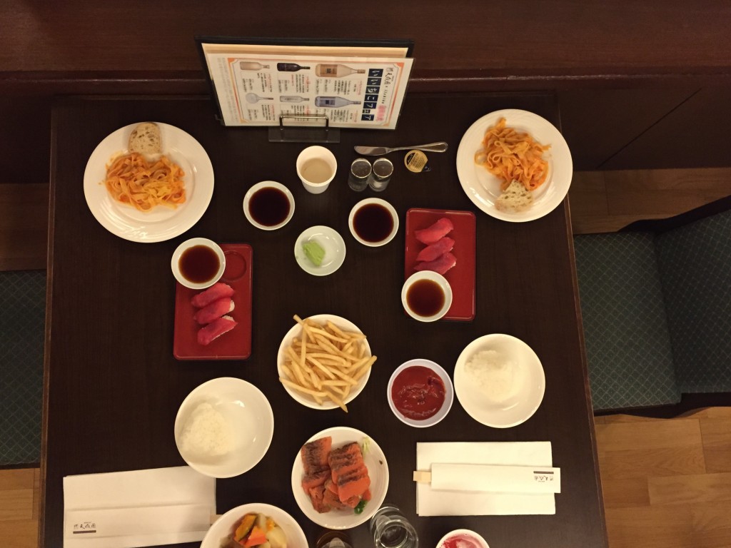 Hakone Tensien Hotel, a traditional onsen ryokan dinner