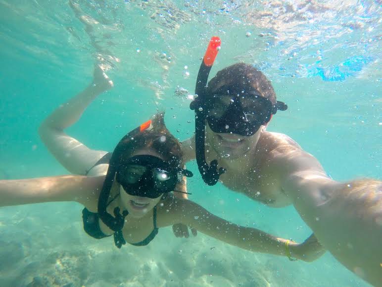 Snorkeling in the waters of Phi Phi.