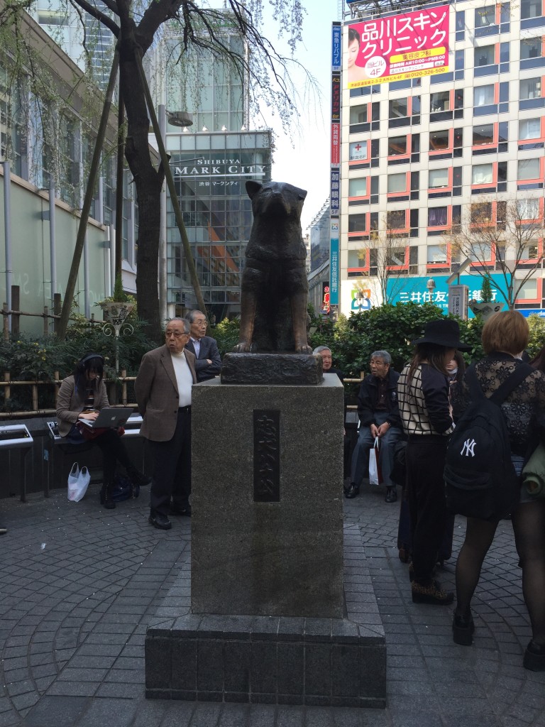 Hachiko statue in Shibuya